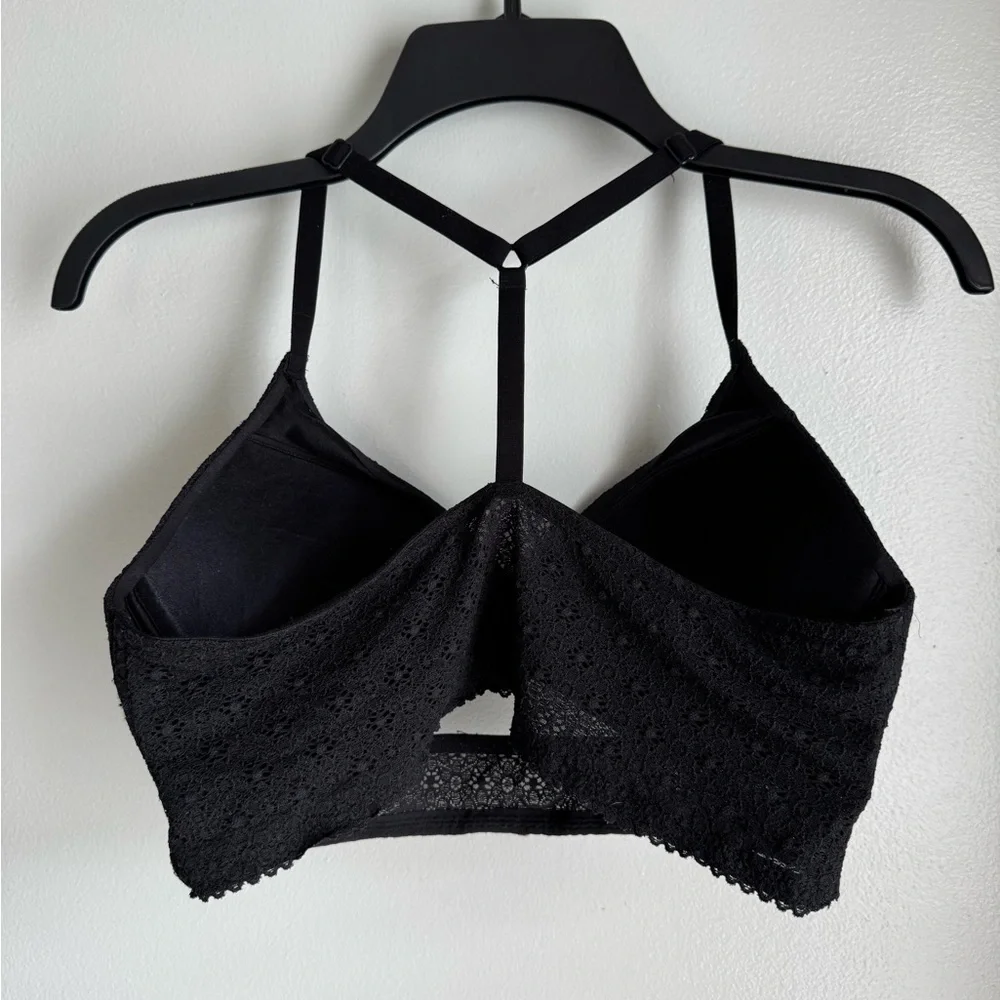 Victoria's Secret Black Textured Bralette